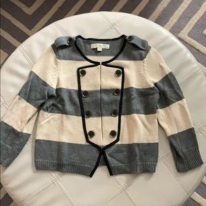 LOFT military style sweater